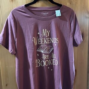 Maurices Mauve Weekend Graphic Tee